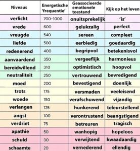 Bewustzijnsschaal - David R. Hawkins (Nederlands)